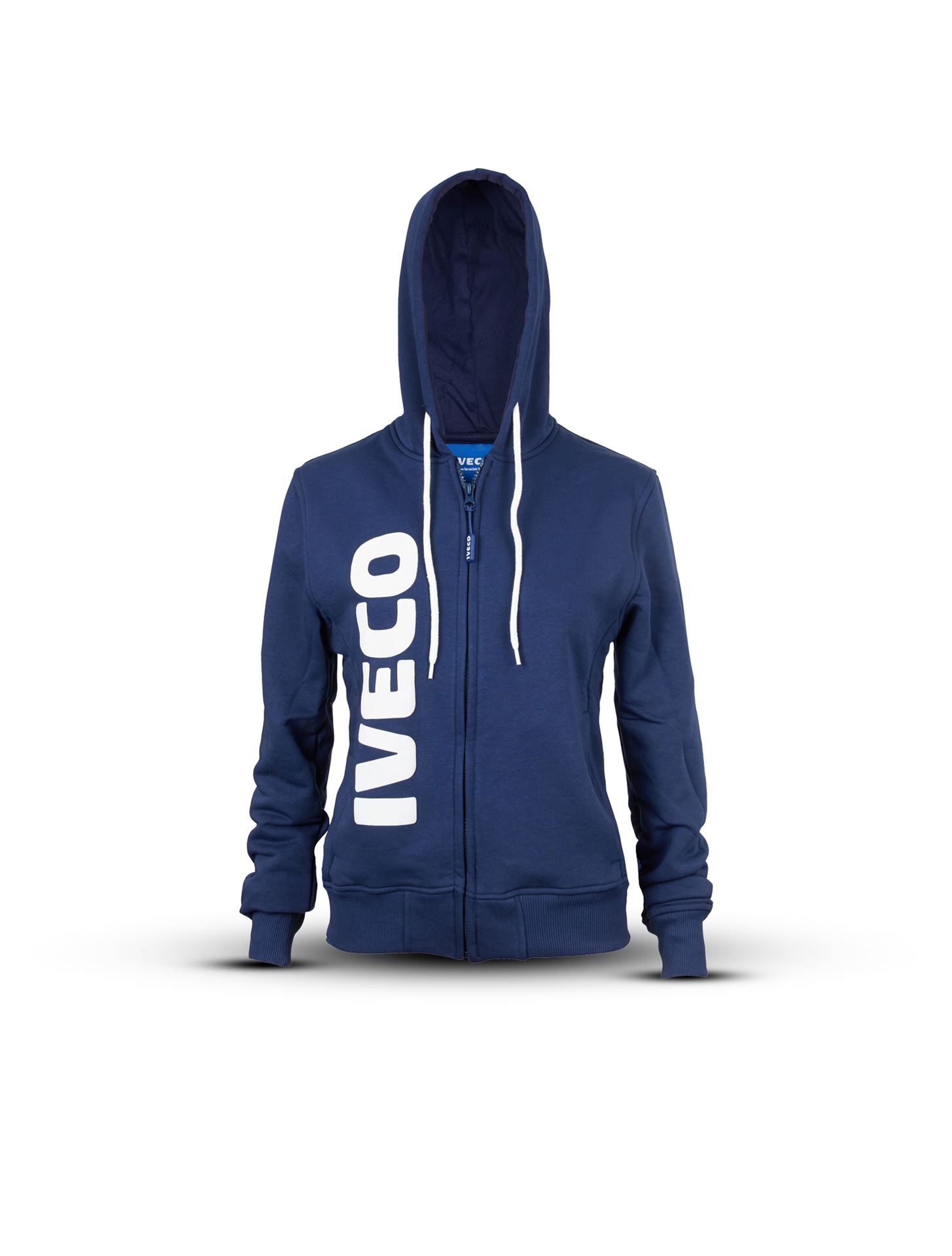 blauer hoodie damen