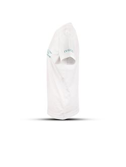 Bild von White Unisex T-shirt, Iveco Leoncino