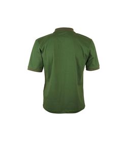 Image of Men's jersey polo shirt with breast pocket