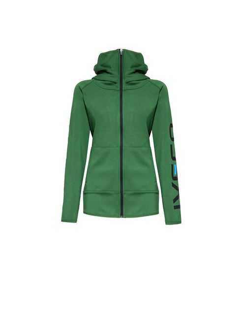 Imagen de SUDADERA CON CAPUCHA logotipo manga mujer
