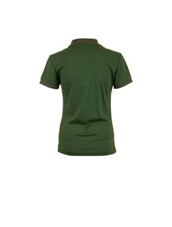 Image of Women's jersey polo shirt with breast pocket