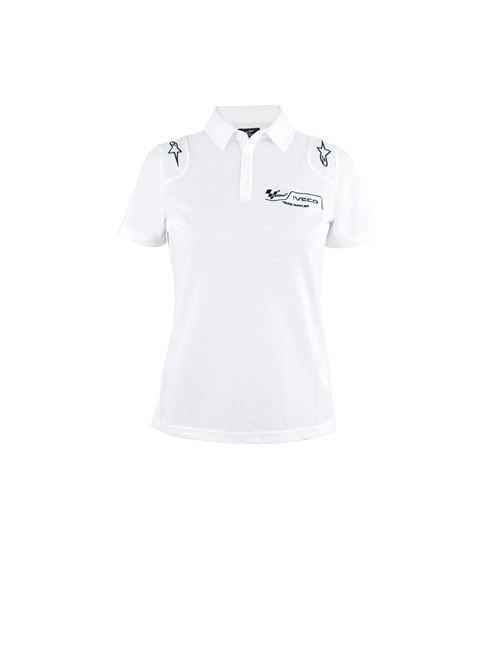 Image of MOTO GP - WOMAN POLO WHITE