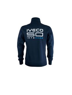 Bild von ZIP SWEATSHIRT IVECO 50 BIG LOGO UNISEX