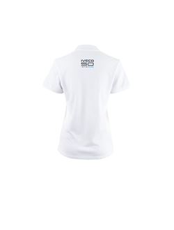 Bild von SHORT SLEEVE POLO WHITE IVECO 50 th FRAU