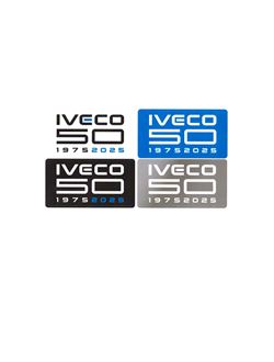 Imagen de PAQUETE DE PEGATINAS IVECO 50 th
