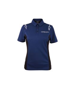 Imagen de MOTO GP - Polo para mujer azul marino / negro