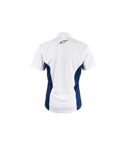 Imagen de MOTO GP - Camisa de hombre blanca/azul de manga larga