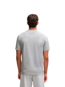 Image of SHORT-SLEEVED T-SHIRT BLUE WOMAN